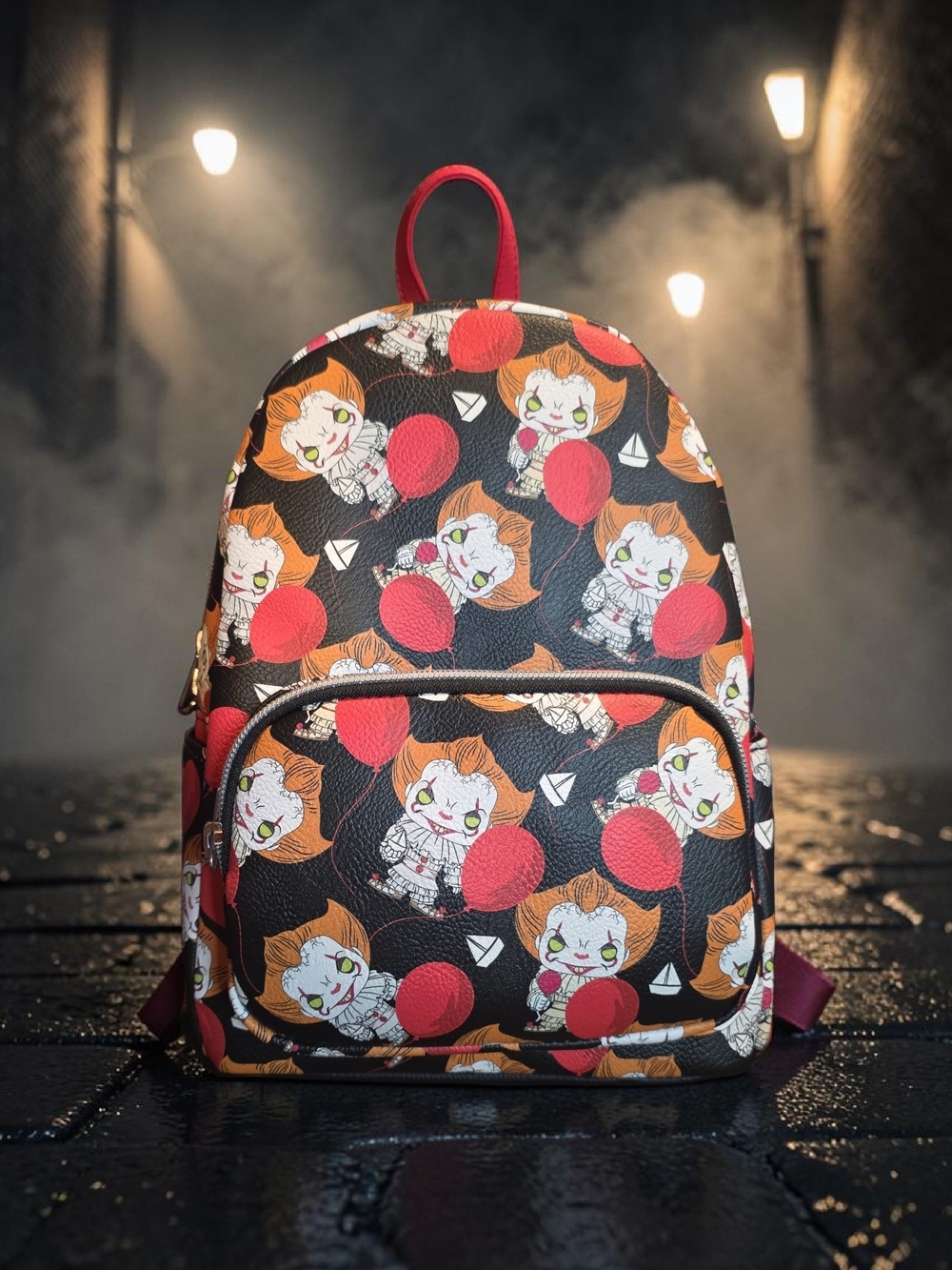 Funko Pennywise Mini Backpack in Black, Red & Orange